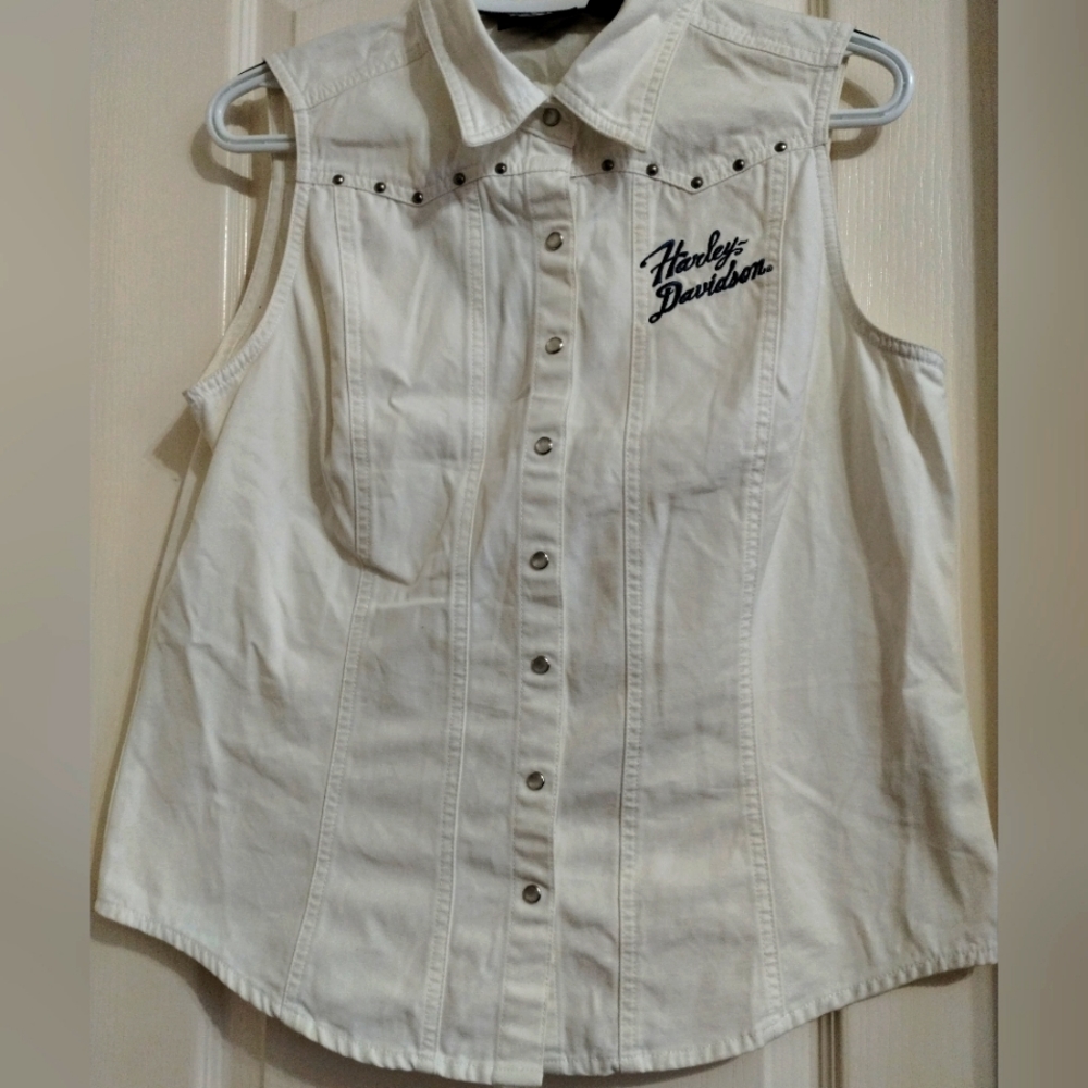 Women's Harley Davidson Vest.